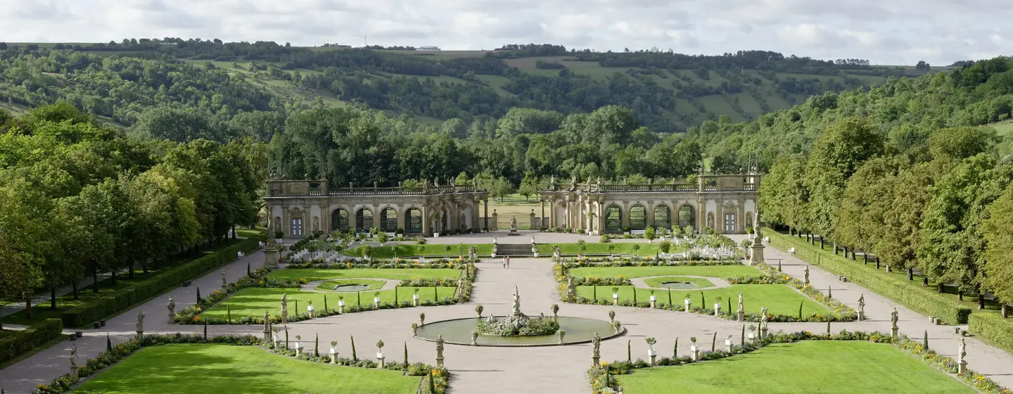 Château de Weikersheim, jardin du château